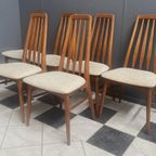 6 Dining Chairs By Niels Koefoed For Hornslet Denmark 1960S thumbnail 2