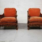 Pair Of Armchairs From The Early 20Th Century thumbnail 3