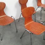 10x Eromes Pagholz Industriële Stapelbare Design Stoel thumbnail 11