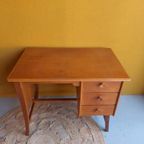 Retro Vintage Bureau, Werkplek, Desk, Divider Tafel Kaptafel thumbnail 16