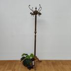 Messing Rococo Staande Kapstok Hollywood Regency Hall Tree 5 thumbnail 9