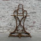 Art Nouveau, Gietijzeren Paraplustandaard Fonderie Corneau Alfred thumbnail 9