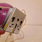 Vintage Wandlamp Paarse Bollamp Jaren 70 Bollampje thumbnail 9