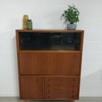 Vintage Midcentury Highboard | Wandkast | Barkast Retro thumbnail 2