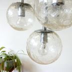 Vintage Lamp Hanglamp Plafondlamp Jaren 70 Bol Glas Doria thumbnail 4