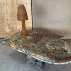 Vintage Marmeren Salontafel, Groen, Reliving thumbnail 3