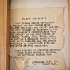 Vintage Zand Schilderijtje Shalako Indianen Kunst Art Spirit thumbnail 3