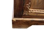Vintage Houten Kast / Dressoir Met Ijzeren Accent thumbnail 6