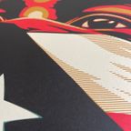 Shepard Fairey Obey Americat Riot, Signed And Dated By Artist thumbnail 11