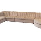 Vintage Laauser Modulaire Zitgroep Velours 6-zits thumbnail 2