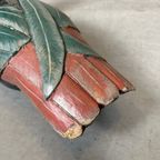 Vintage Grote ‘lokeend’ – Hout thumbnail 6