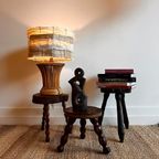 Mid Century Bamboe Rotan Italiaans Design Lampvoet Vintage thumbnail 17