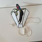 Vintage Wandlamp Glas In Lood / Tiffany Stijl thumbnail 4