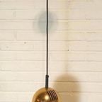 Vintage Design Gouden Hanglamp, Vrieland (?) thumbnail 3