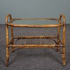 Rotan Dutch Design Bijzettafel Met Wolkglazen Blad thumbnail 6