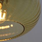 Vintage Hanglamp - Messing Amberkleurig Jaren '70 | 01040 thumbnail 5