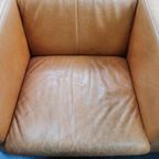 Vintage Grote Leren Fauteuils thumbnail 5