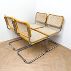Vintage Marcel Breuer, Cesca Stoel, Vier Stuk Webbing thumbnail 2
