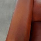 Set Van 2 Elegante En Stijlvolle Engelse Stijl Clubfauteuils Gemaakt Van Rundleer thumbnail 8
