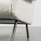 Italiaanse 50S Fauteuil Refurbished In Happy Sheep 63461 thumbnail 8