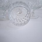 6 Zware Vintage Handgemaakte Kristallen Brandy / Cognac Glazen thumbnail 9