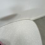 Hoge Bijzettafel Met Grijs Wit Formica Blad, Salontafel thumbnail 6