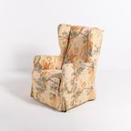 Danish Mid-century Modern Lysberg Hansen & Therp Wing Armchair / Fauteuil, 1950’s thumbnail 4