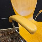 Set Van 3 Design Plywood Opstapelbare Kimball Bingo Guest Chairs / Stacking Chairs / School Stoelen thumbnail 5