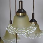 Vintage Gouden Cascadelamp, Hanglamp - Amberkleurig, Jaren '70 | 01362 thumbnail 16