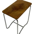 Vintage Art Deco / Bauhaus Stijl Bijzettafel Sidetable 60's thumbnail 16