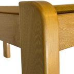 Vintage Minimalistische Eikenhouten Salontafel 80's Design thumbnail 13
