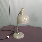 Bureaulamp Militair Met Kogelgewricht (Vintage) thumbnail 7