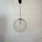 Large Limburg Glashütte Hanging Lamp Globe 1970S Germany thumbnail 15