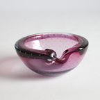 Purple Murano Bubble Glass Trinket Bowl, 1960S thumbnail 2