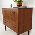 Scandinavisch Vintage Teak Fineren Ladekast Stenvo thumbnail 7