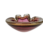 Barovier & Toso - Murano - Asbak - Glas - Paars/Roze - Ingesloten Gouddeeltjes - 1950'S thumbnail 15