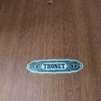 Uitschuifbare Ronde Eetkamertafel Van Thonet. thumbnail 4