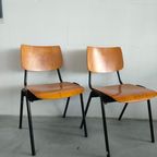 Stapelbare Schoolstoelen Jaren '70 thumbnail 6