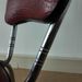 3 Vintage Bel Air Stoelen Rood Skai Buizenframe Stoelen / Set Of Vintage Red Chairs