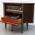 Vintage Audiomeubel Radio En Platenspeler thumbnail 9