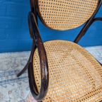 7x Vintage Rotan Stoelen, Model 215r, Thonet thumbnail 11