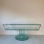 Mid Century / Vintage Glazen Italiaanse Salontafel thumbnail 2