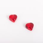 Swedish Art Glass ‘Heart’ Candle Holders With Vases From 1970’S thumbnail 3
