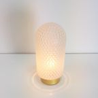 Vintage Peill & Putzler Plafondlamp Glas Goud Lamp '60 thumbnail 4