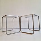 Set Of 2 Side Tables B9 Marcel Breuer For Tecta thumbnail 11