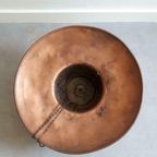 Vintage Antie Hangpot Koperen Lamp Fabrieks Lamp Hanglamp thumbnail 5