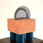 Bijzondere Memphis Tafellamp In De Stijl Van Sottsass thumbnail 12