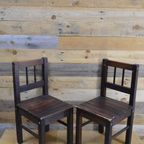 2 Kinderstoeltjes Van Hout Opknappertjes thumbnail 6