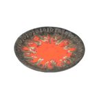Vintage Terracotta Fruitschaal Schaal Fat Lava Stijl Oranje Grijs 29Cm thumbnail 6