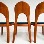 Set Van 4 Niels Koefoed Stoelen Blauw, 1960's thumbnail 14
